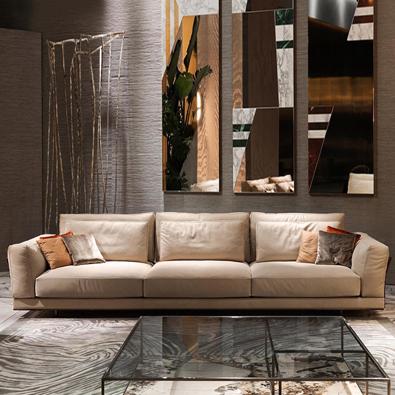 KF CASA Luxury Modular Sofa Set Fabric Lounge Suite for Villa Apartment Living Room Hall Sponge Filling Direct Manufacturers Detail Pic 4 6